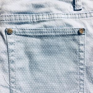 Baby blue stretchy jeans
